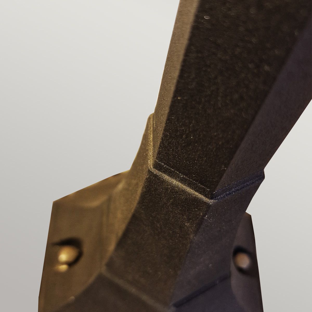 Elegant Black Chapel Pillar Lantern