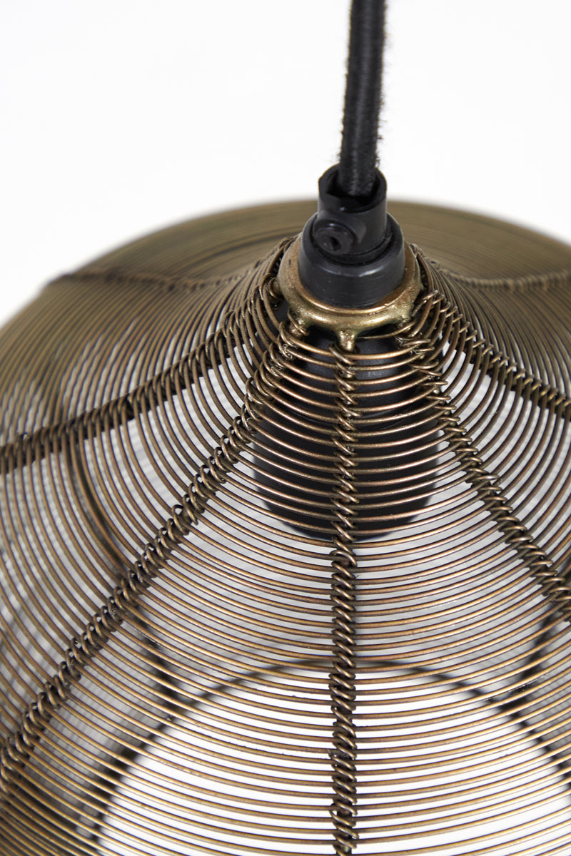 Antique Bronze Alvaro Hanging Lamp 10-Light 120x25x29.5 cm