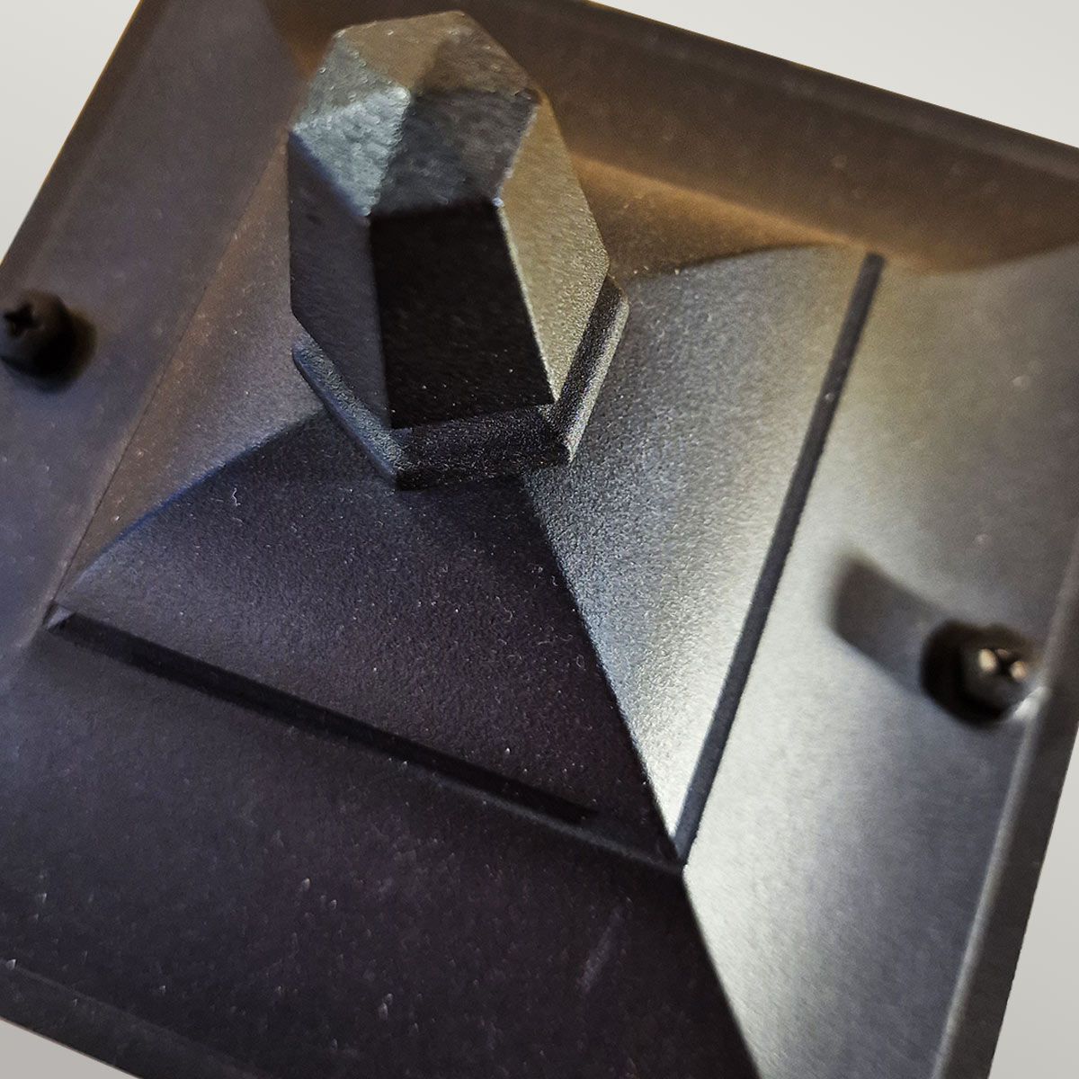 Black Die-Cast Aluminium Mini Lantern Pedestal - Chapel Collection