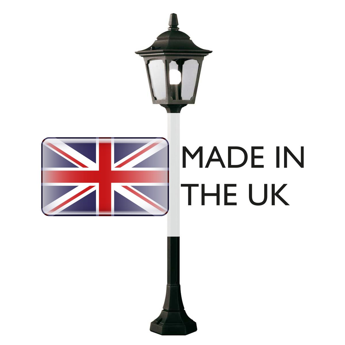 Black Chapel Mini Pillar Lantern