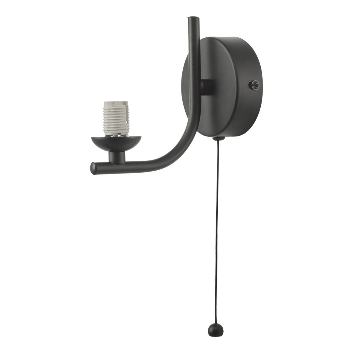 Cradle 1 Light Wall Light Matt Black Frame Only