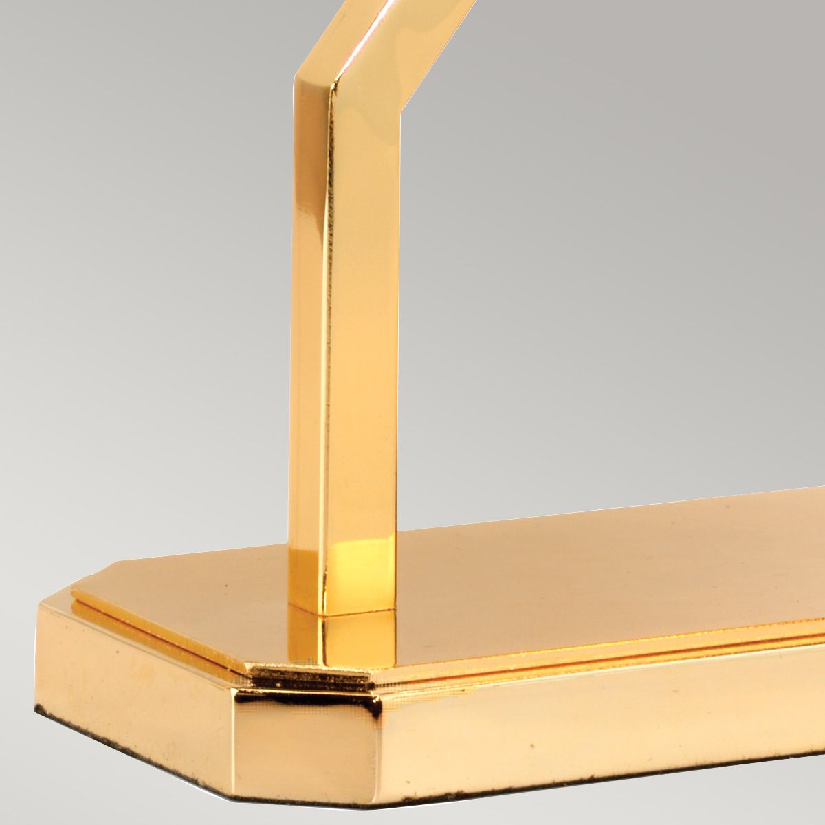 Cross Table Lamp - Ivory shade Polished Gold