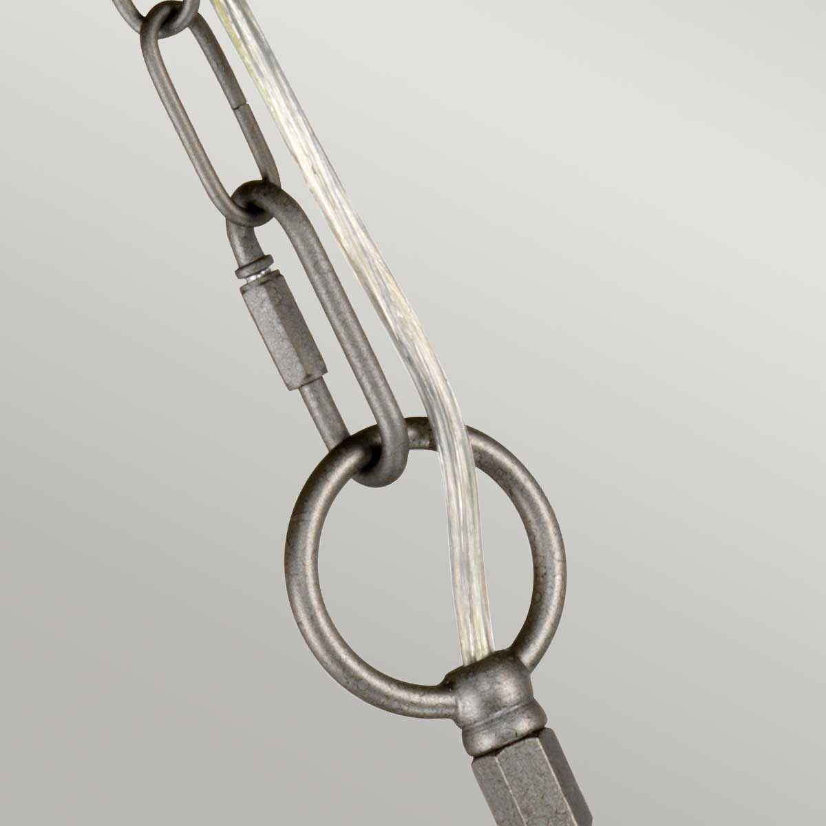 Regal Tri-Light Chandelier - Iron Gate Finish