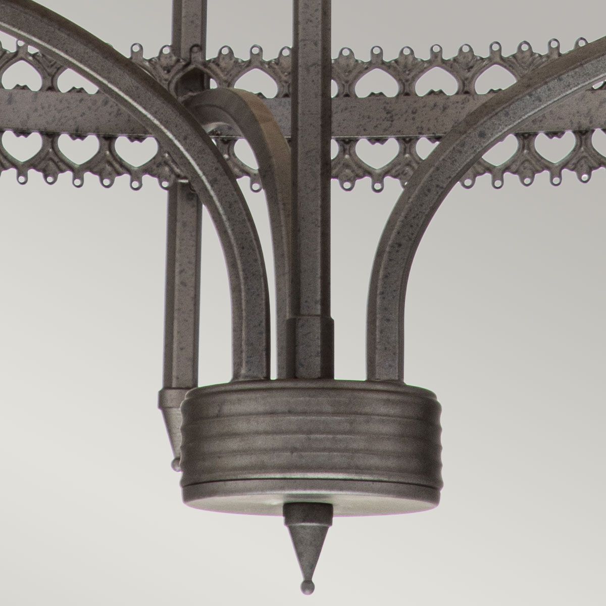 Regal Tri-Light Chandelier - Iron Gate Finish