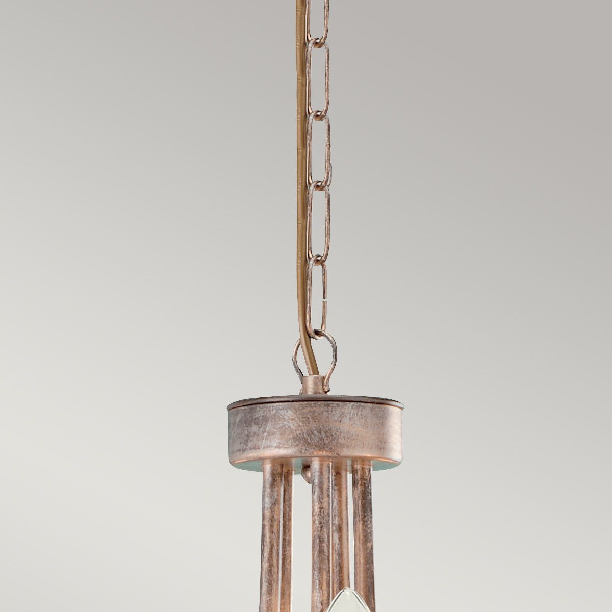 Christina Elegance: 5-Light Silver and Gold Crystal Chandelier