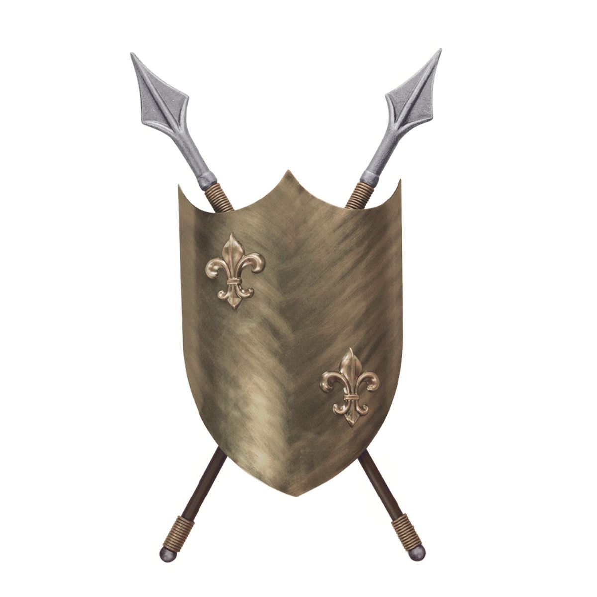Crusader Dual Light Sconce in Burnished Bronze