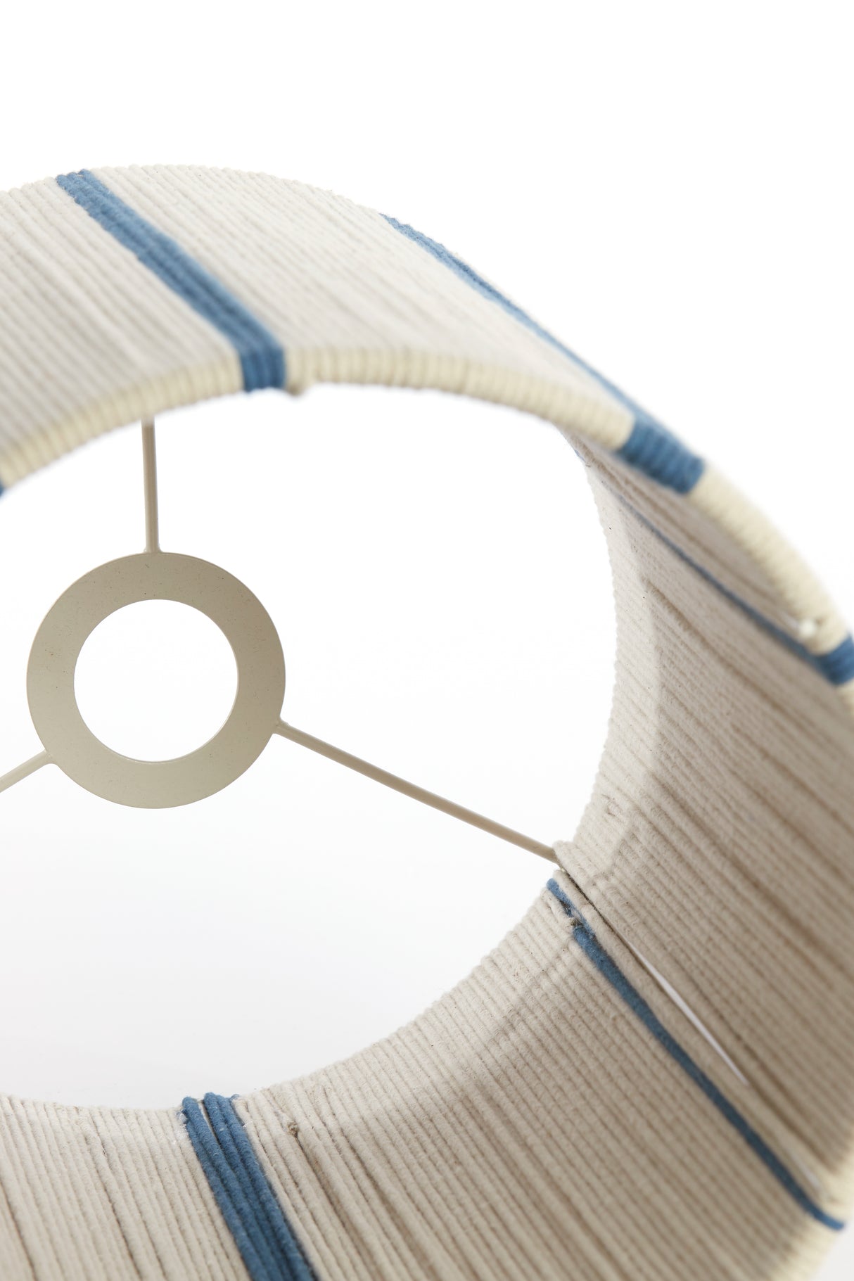 Medan Cream & Blue Ombre Cylinder Lampshade 25x25x36 cm