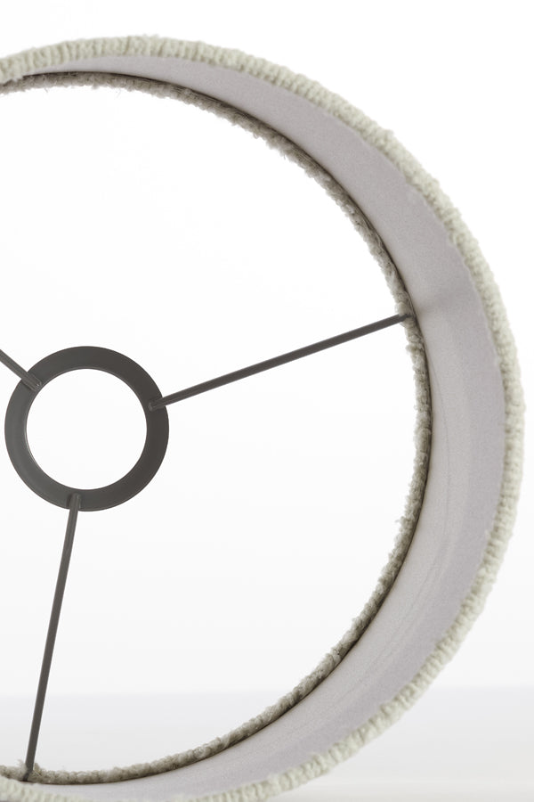 White Bolero Cylinder Shade – 25x25x18 cm