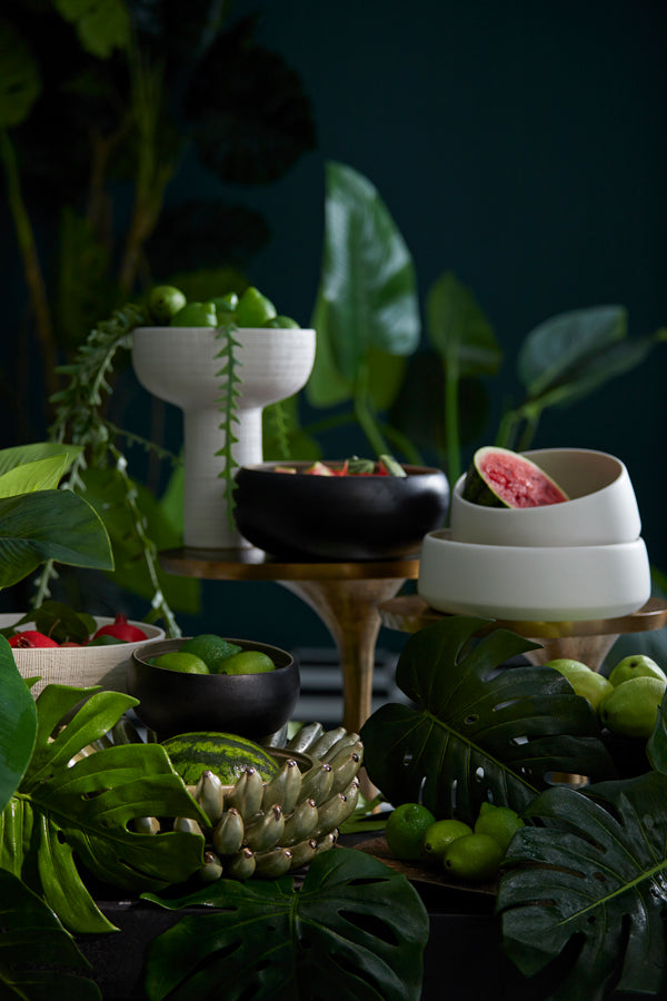 Emerald Pearl Ceramic Bowl Ø34x15 cm - Zita Collection