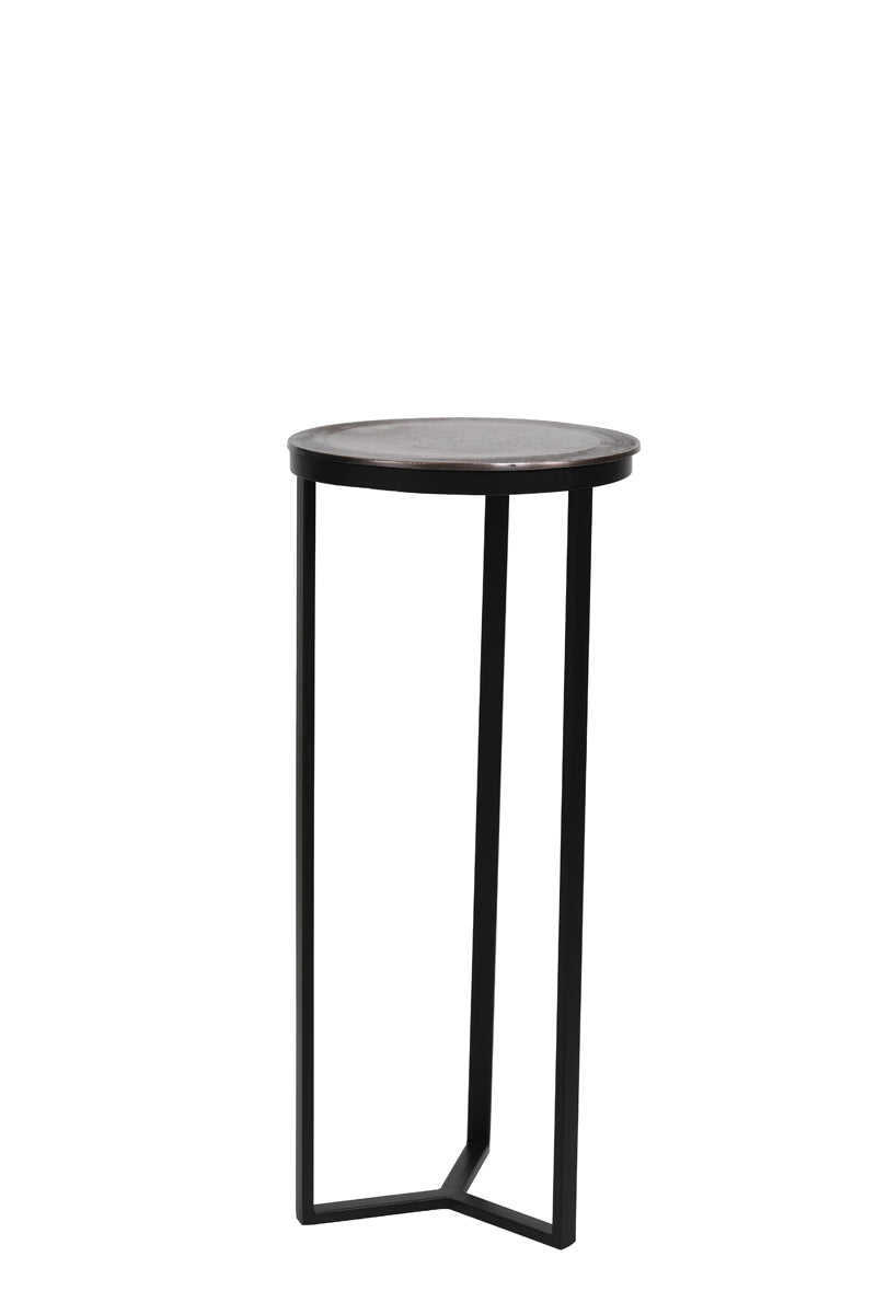 Antique Copper and Black Pillar Ø35x81 cm Decor Piece