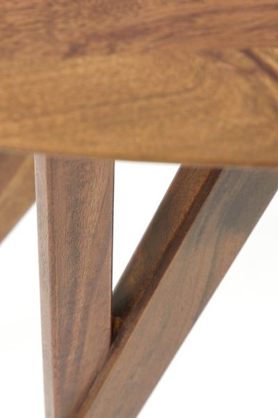 Acacia Wood Console 160x44x82 cm - Quenza Collection