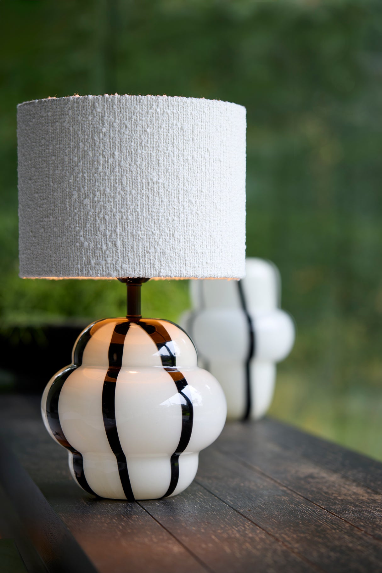 White Bolero Cylinder Shade – 25x25x18 cm