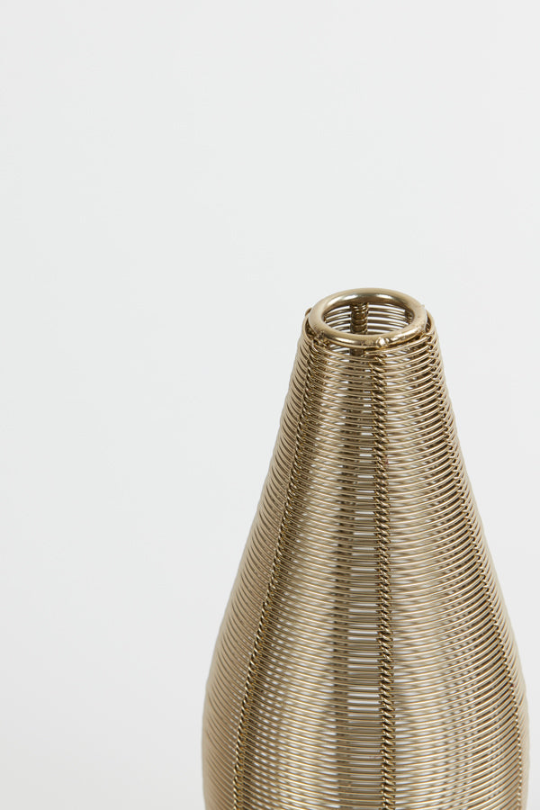 Gleaming Gold Suneka Tealight Holder Ø9x22 cm