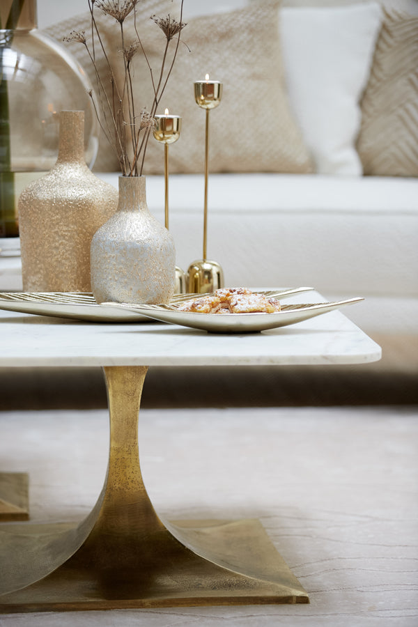 Gleaming Gold Kandy Candle Stand 35.5 cm