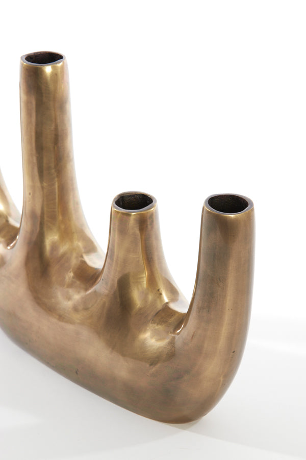 Antique Bronze Kuta Vase 37x7x21.5 cm