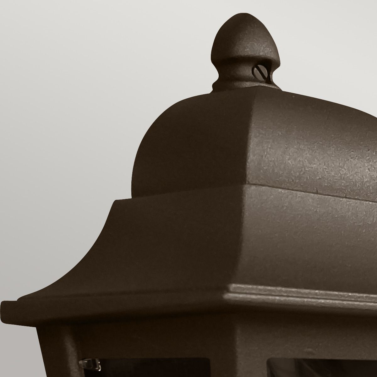 Deco Lane 1lt Half Wall Lantern Bronze