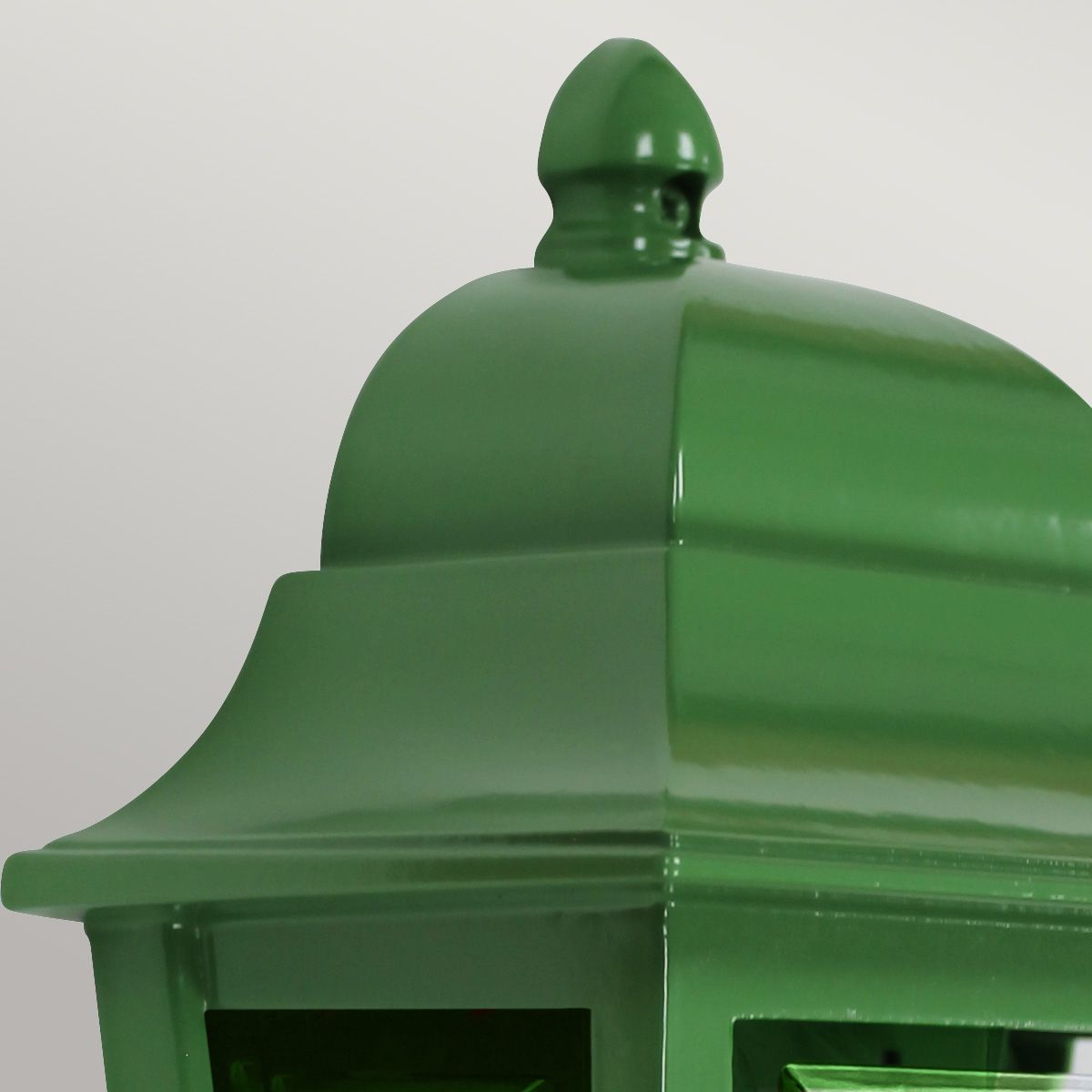 Deco Lane 1lt Half Wall Lantern Green