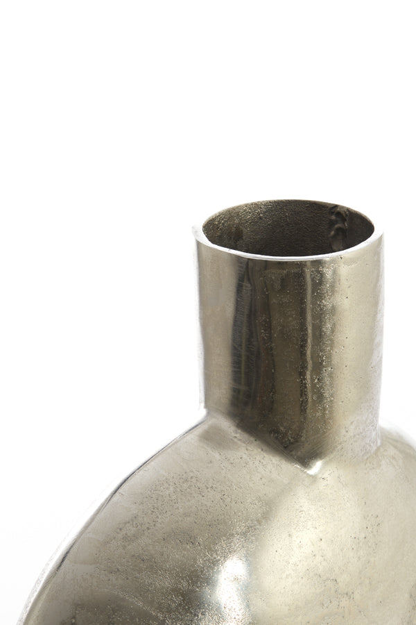 Elegant Nickel Vase, 40x10x58 cm - Benoa Design