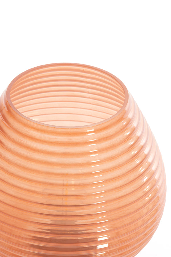 Coral Glass LED Table Lamp - Alenna Collection 22x27 cm