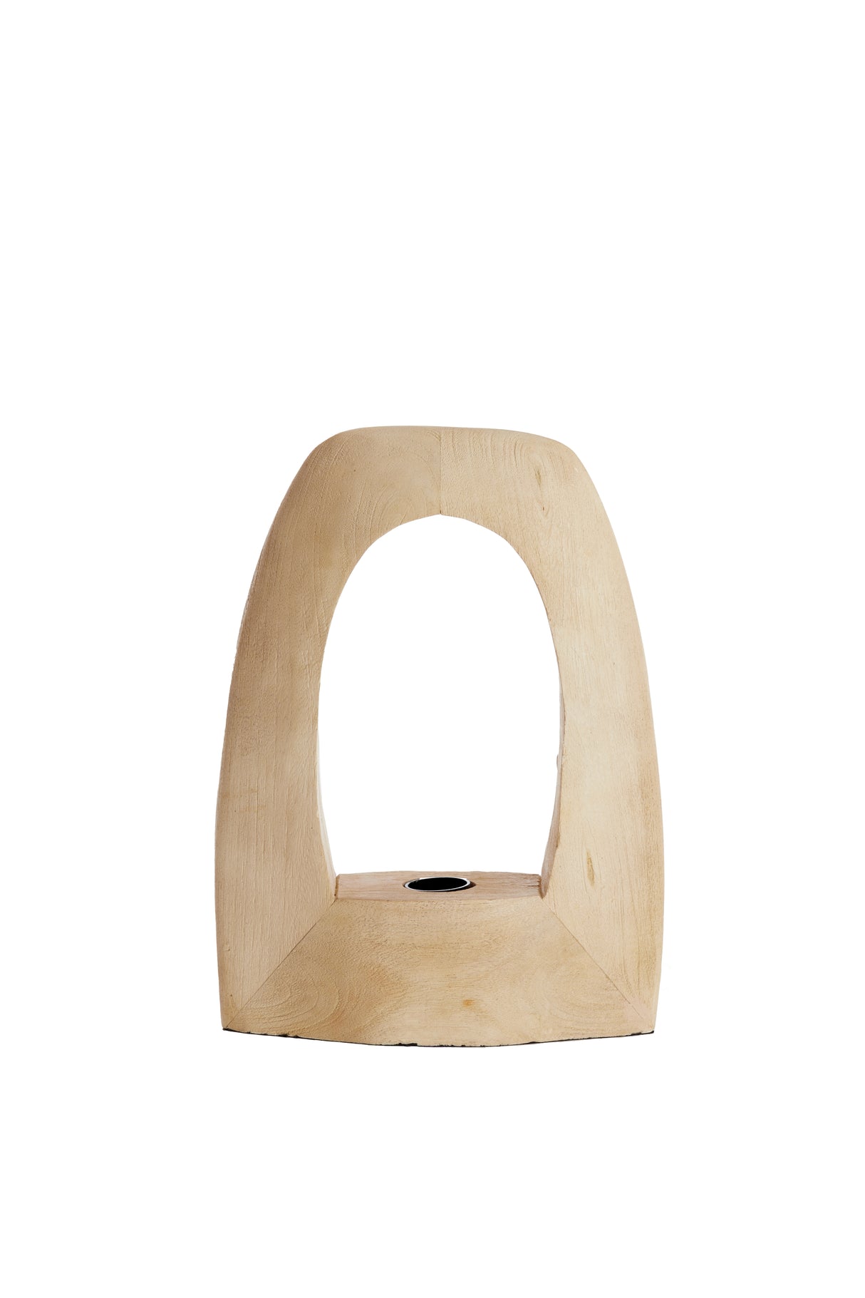 Rustic Wooden Table Lamp - Carini Design 27x10x35 cm