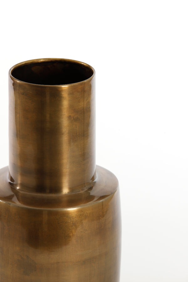 Vintage Bronze Decorative Vase Ø21x40 cm Datuh Design