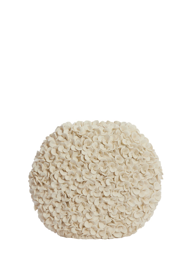 Elegant Phylia Cream Decorative Vase - 44x20.5x38.5 cm