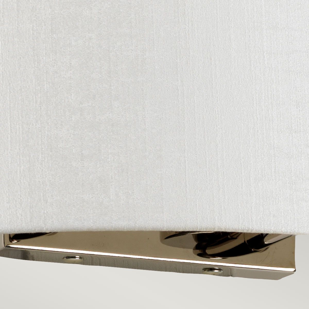Cooper Large Curved Wall Light with Polished Chrome Back Plate Polished Chrome