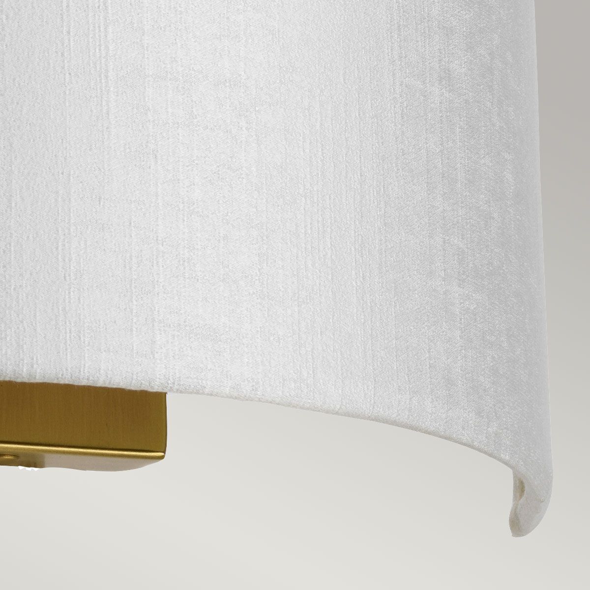 Cooper Medium Curved Wall Light with Aged Brass Back Plate Aged Brass