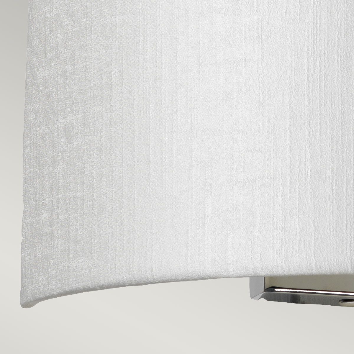 Cooper Medium Curved Wall Light with Polished Chrome Back Plate Polished Chrome