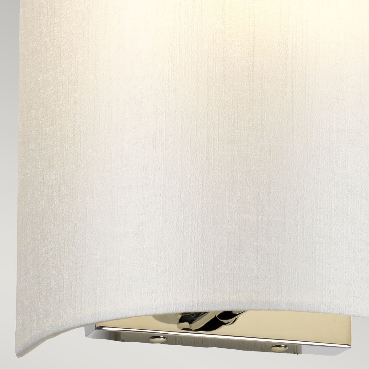 Cooper Small Curved Wall Light with Polished Chrome Back Plate Polished Chrome