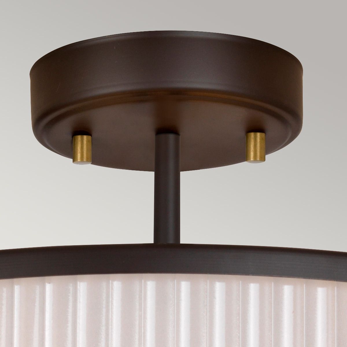 Corona Triple Pendant Light - Museum Bronze Finish