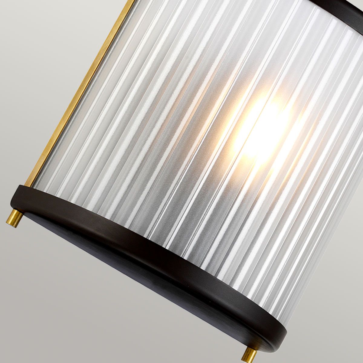 Corona 1 Light Wall Sconce - Museum Bronze & Aged Brass Finish