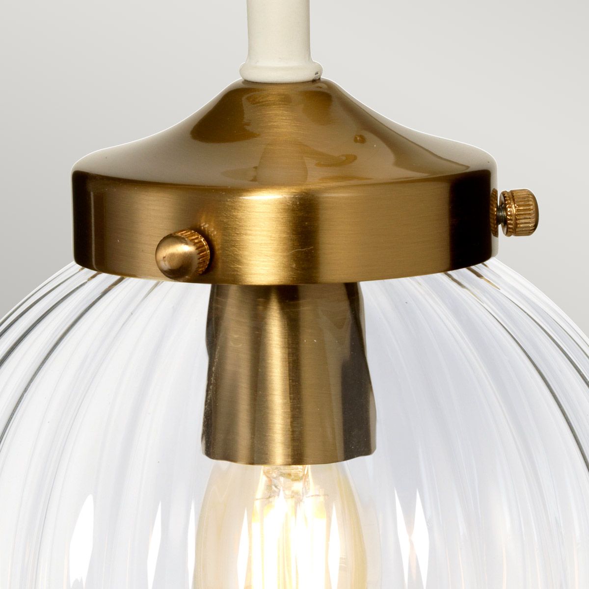 Elegant Cosmos Wall Sconce in Cream and Brass