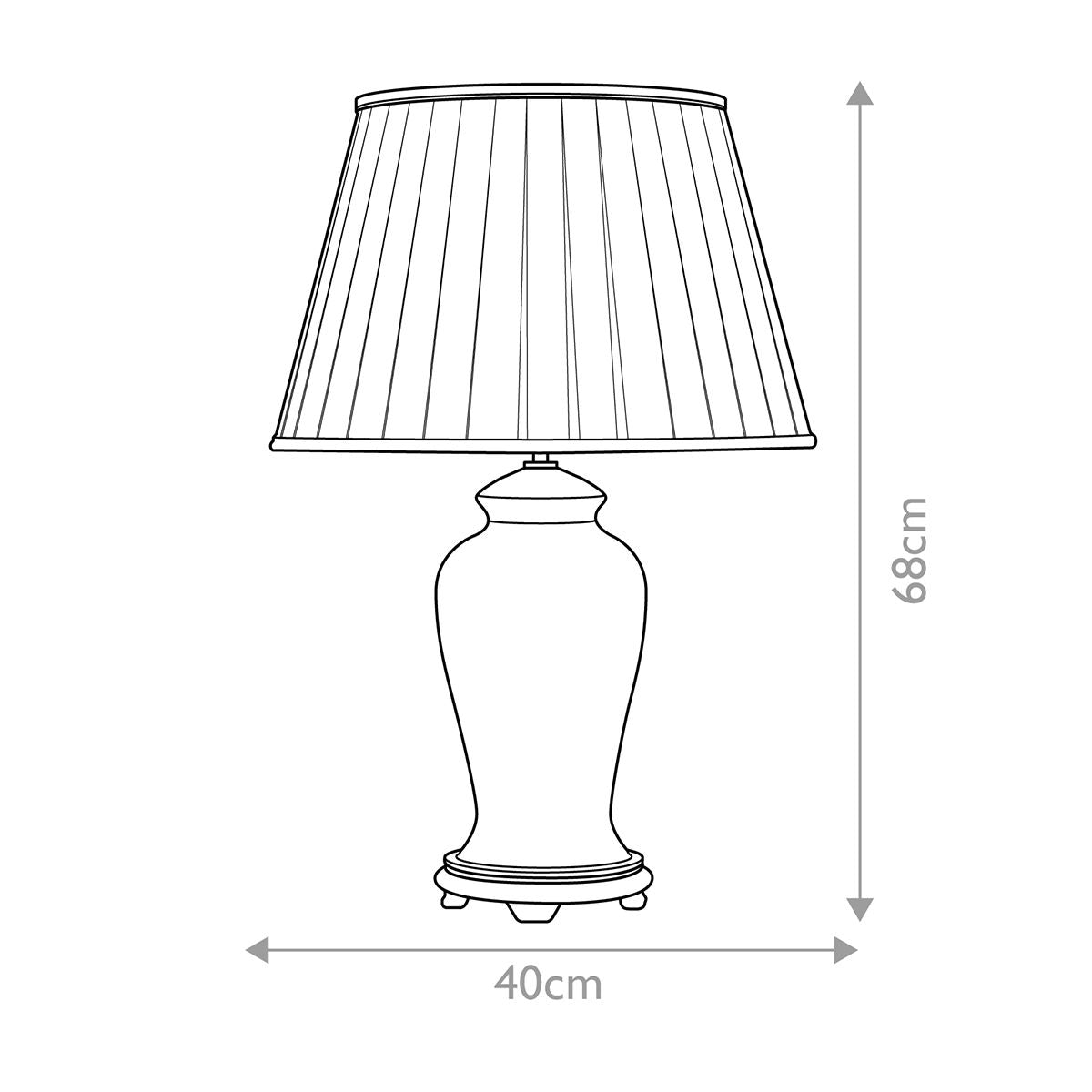 Datai 1 Light Table Lamp Terracotta and Gold