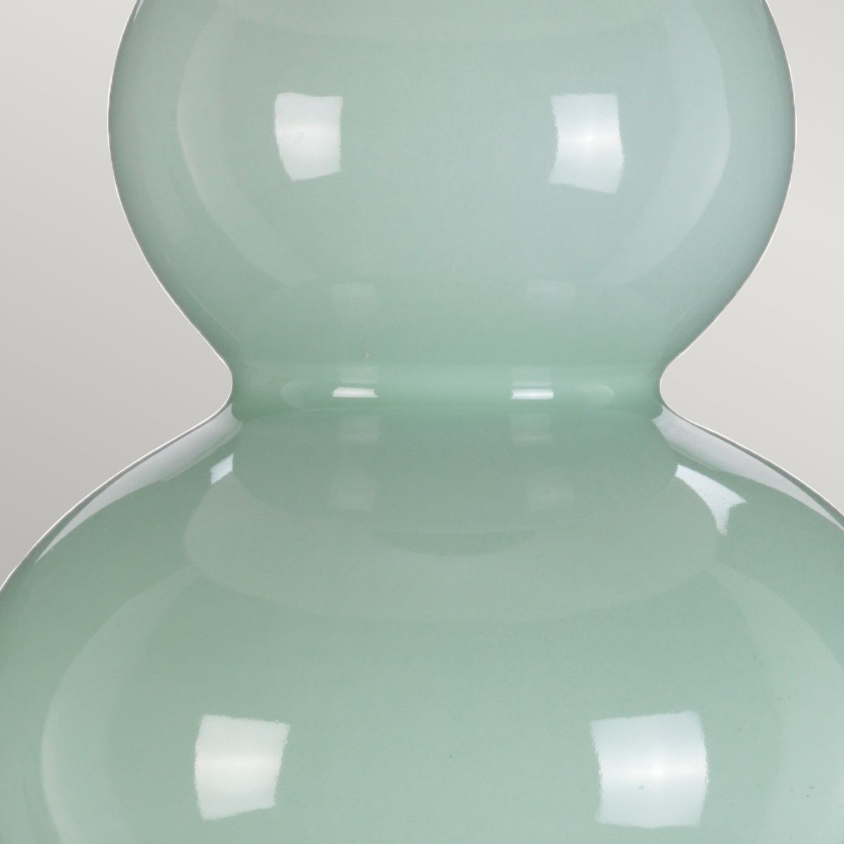 Harbin Gourd 1 Light Table Lamp with Tall Empire - Celadon Celadon