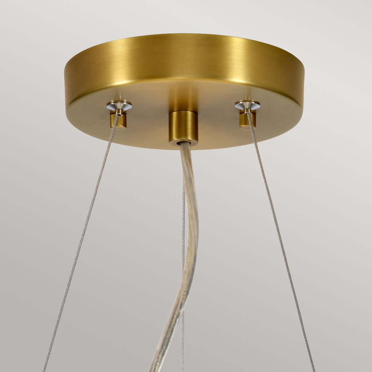 Pearce 14" Pendant with Aged Brass Ceiling Pan Aged Brass, Ivory Shade