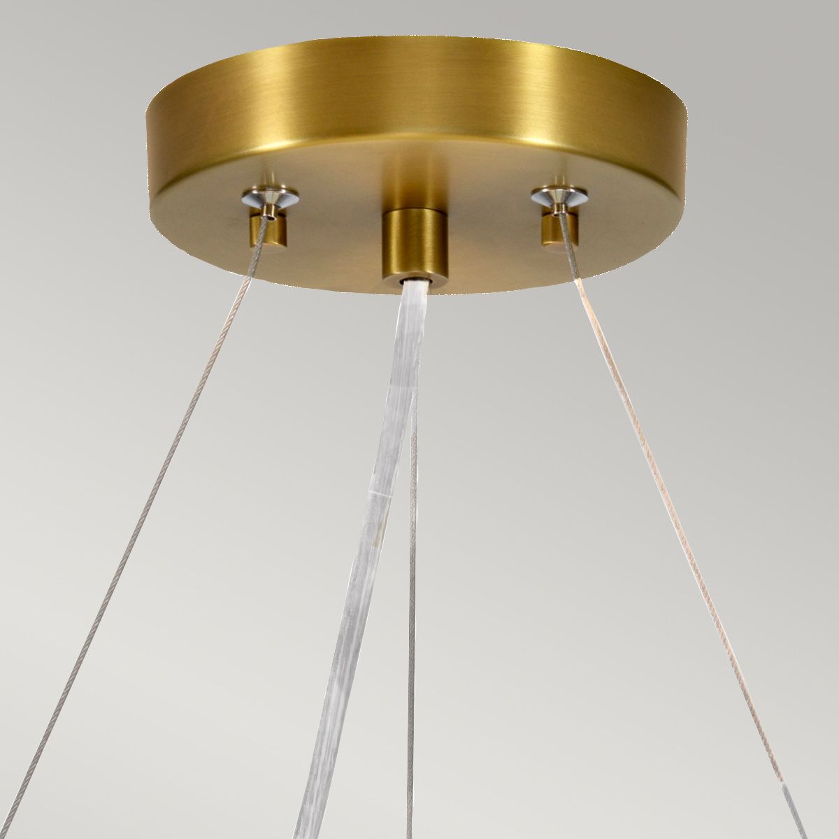 Pearce 18" Pendant with Aged Brass Ceiling Pan Aged Brass, Ivory Shade