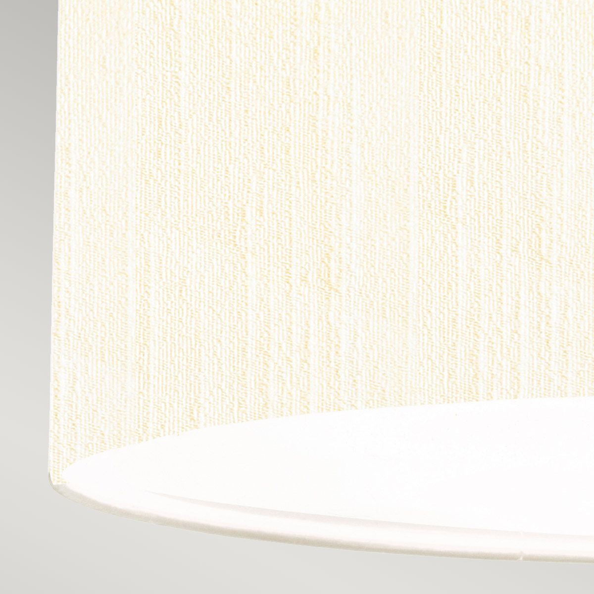 Pearce 18" Pendant with Polished Chrome Ceiling Pan Polished Chrome, Ivory Shade