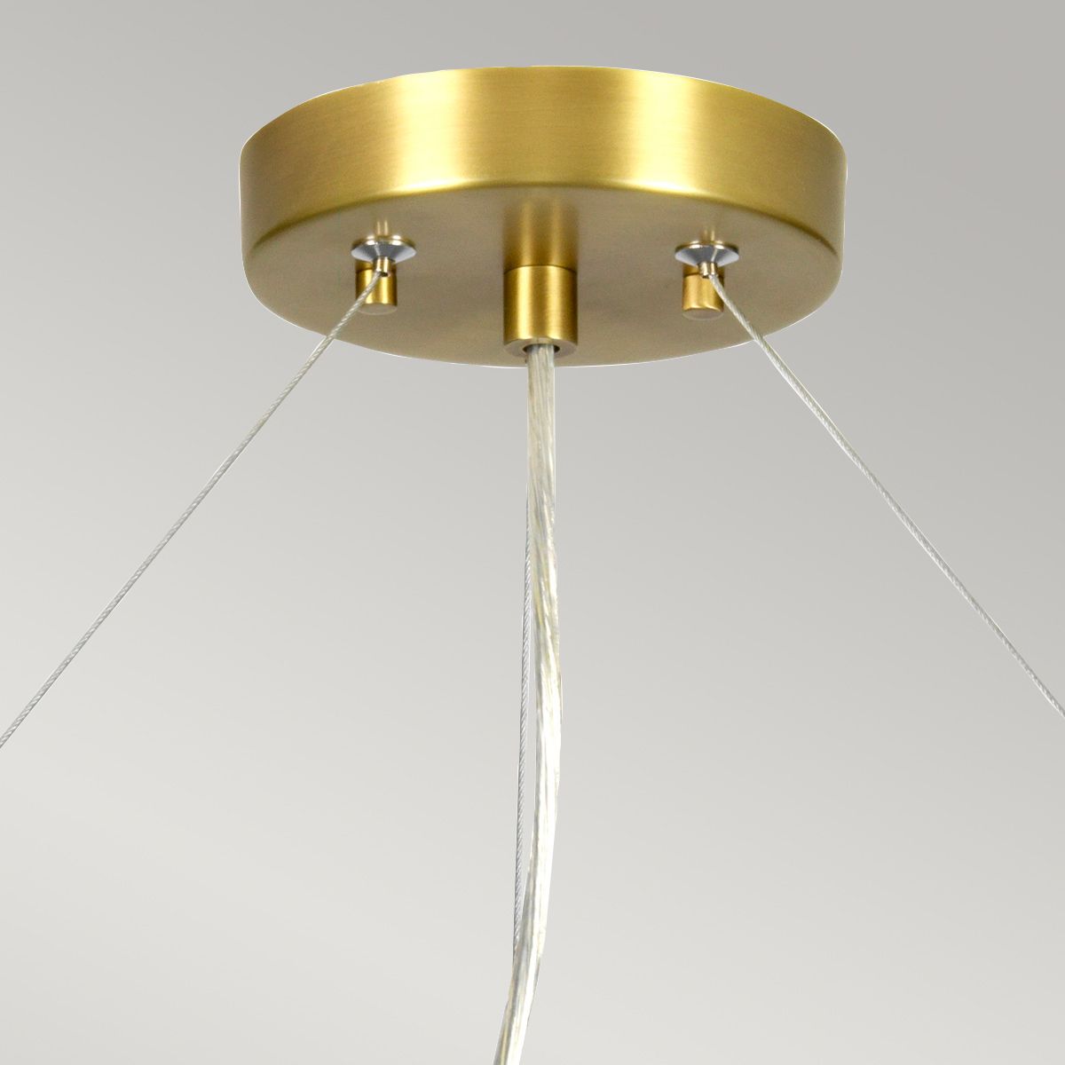 Pearce 26" Pendant with Aged Brass Ceiling Pan Aged Brass, Ivory Shade