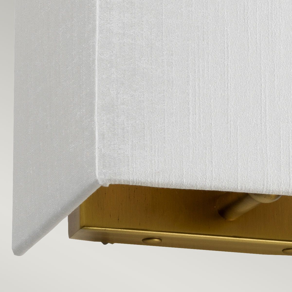 Riley Small Rectangular Wall Light with Aged Brass Back Plate Aged Brass