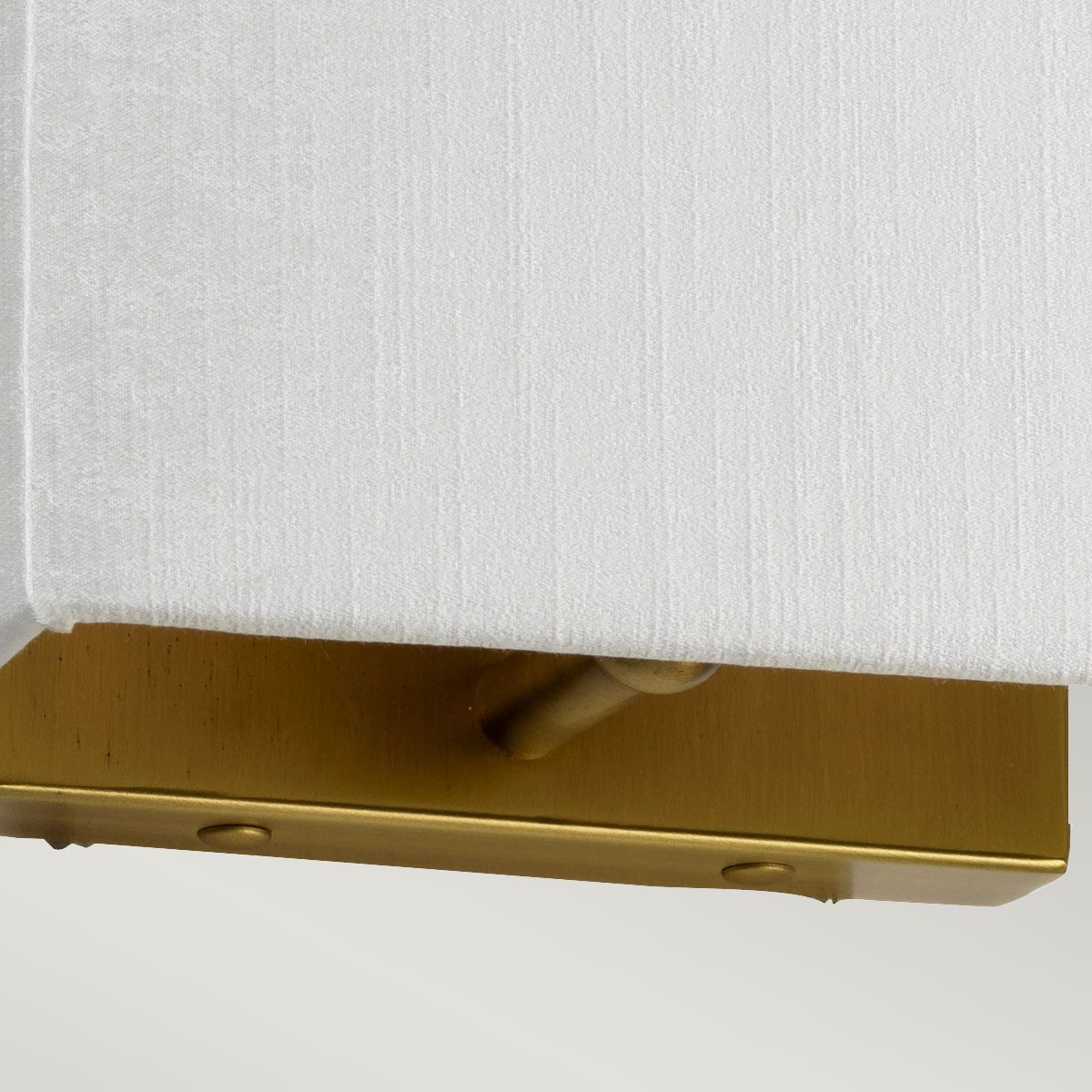 Riley Small Rectangular Wall Light with Aged Brass Back Plate Aged Brass