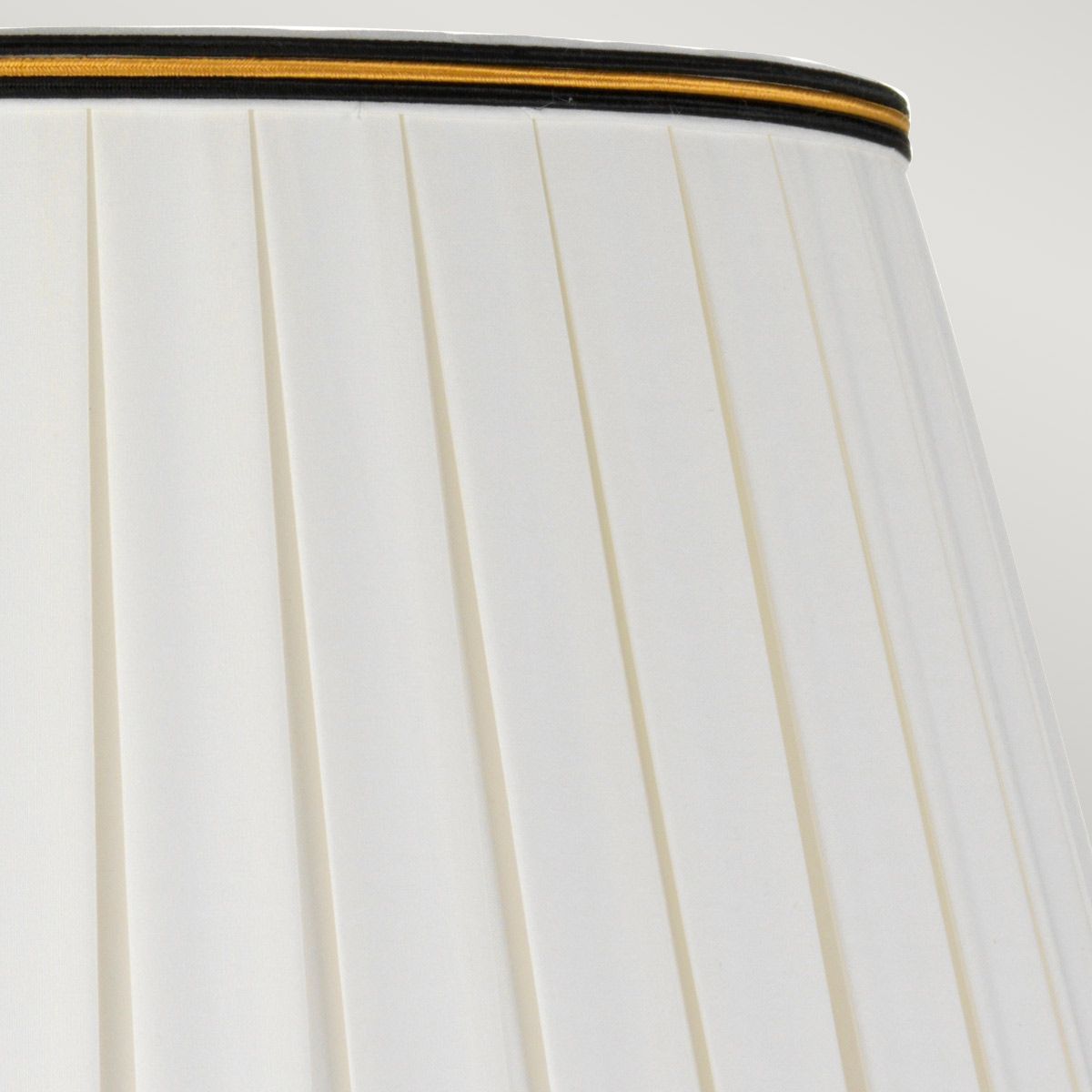 Taipei 1 Light Table Lamp with Tall Empire Shade Black and Gold