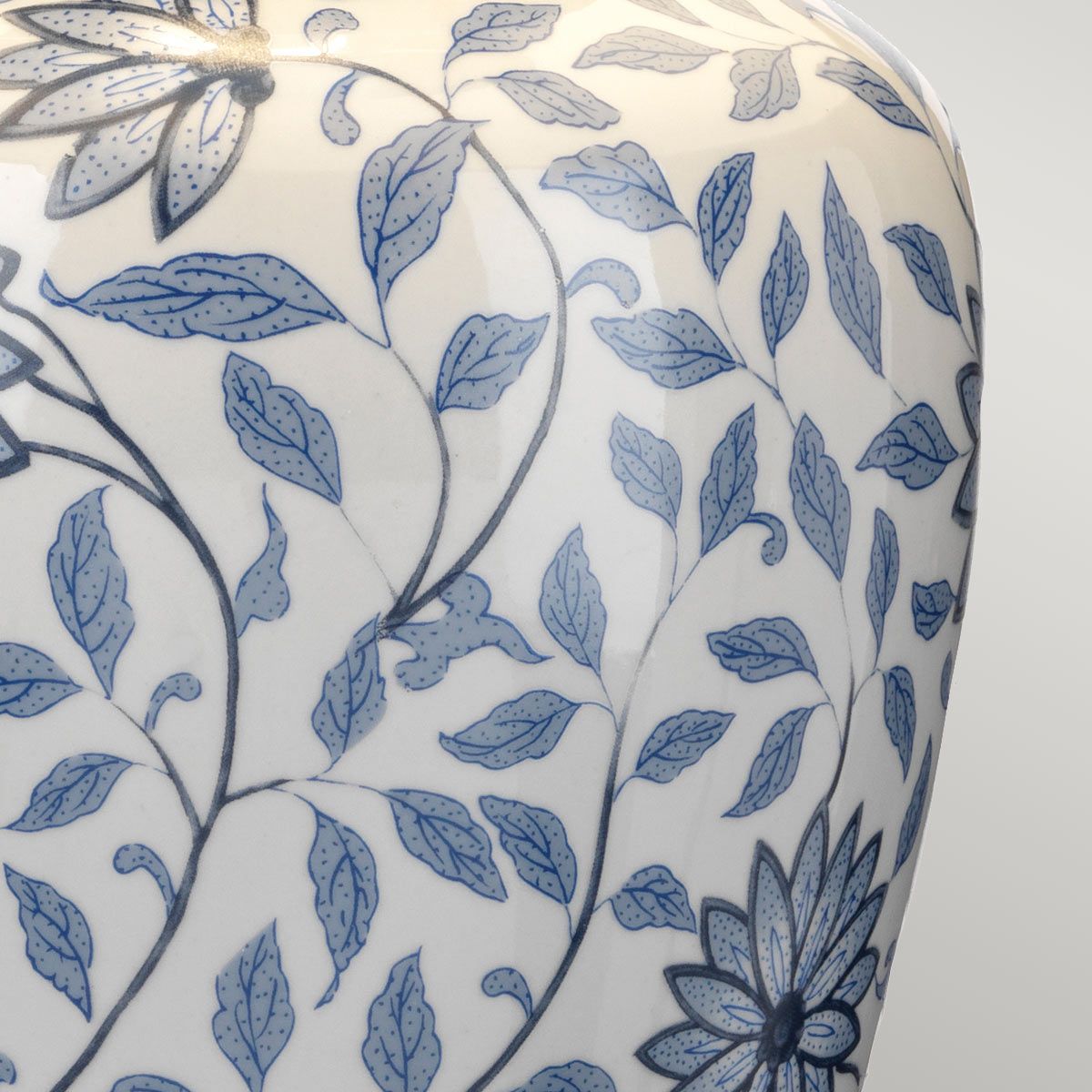 Ying 1 Light Table Lamp Blue and White