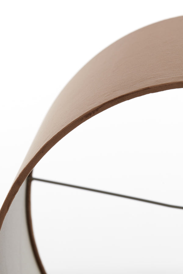 Velvet Chocolate Brown Cylindrical Shade 35x35x30 cm