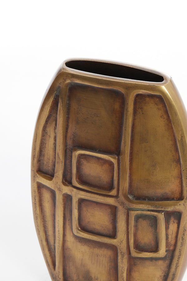 Antique Bronze Bolangi Vase 18x6x29 cm – Art Deco Elegance