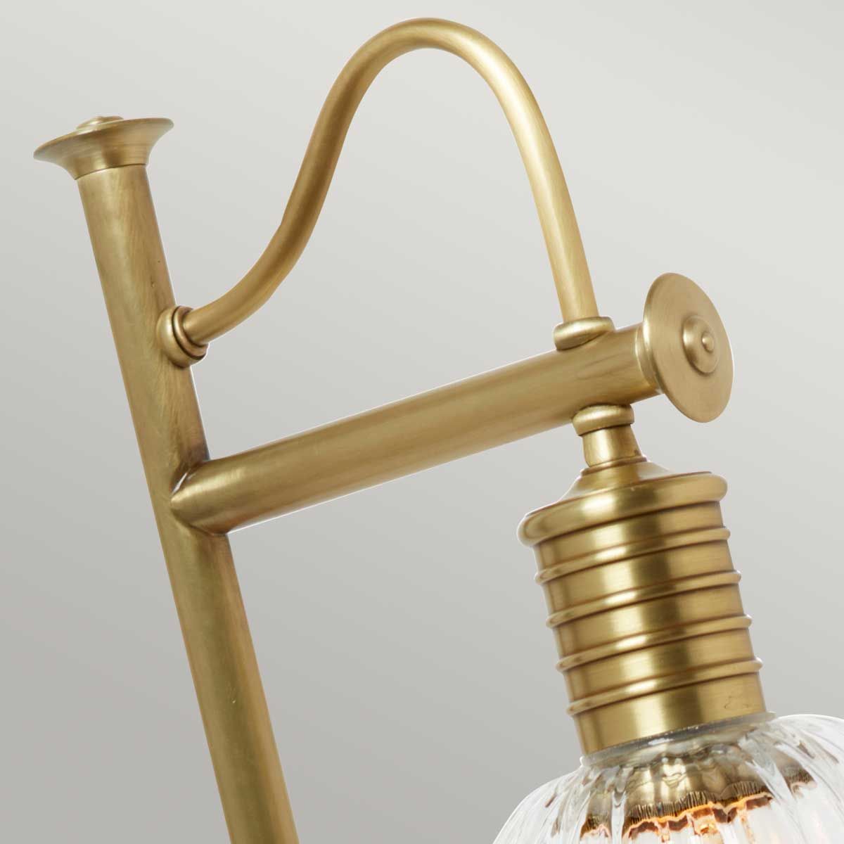 Vintage Aged Brass Table Lamp – Douille Collection