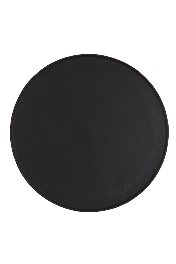 Elegant Maes Black 60cm Round Serving Plate