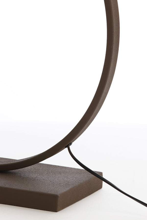 Elegant Liva Brown Lamp Base - 50x15x59 cm