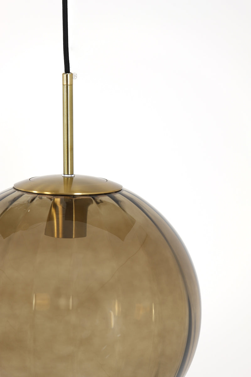 Elegant Magdala Pendant Lamp with Gold Accents – 30 cm