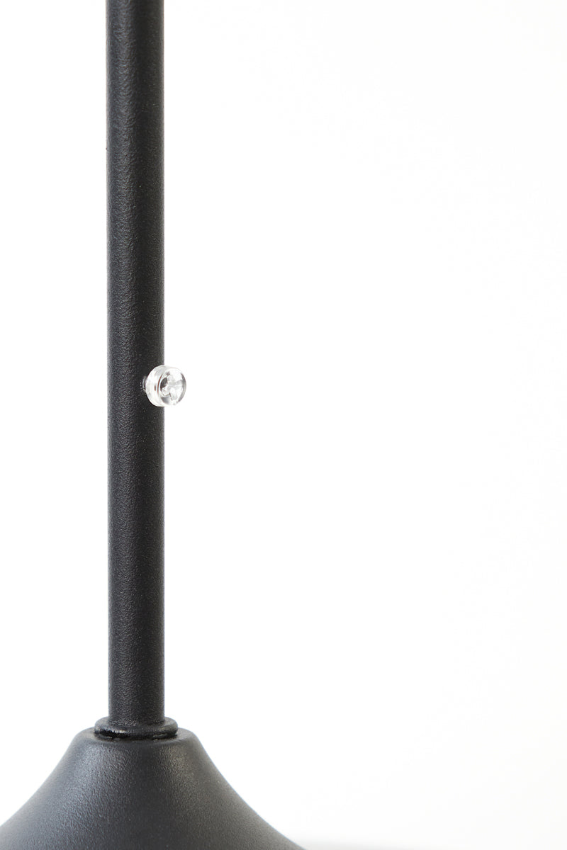 Mayson Pendant Light - Smoked Glass & Matte Black Finish (23x18 cm)